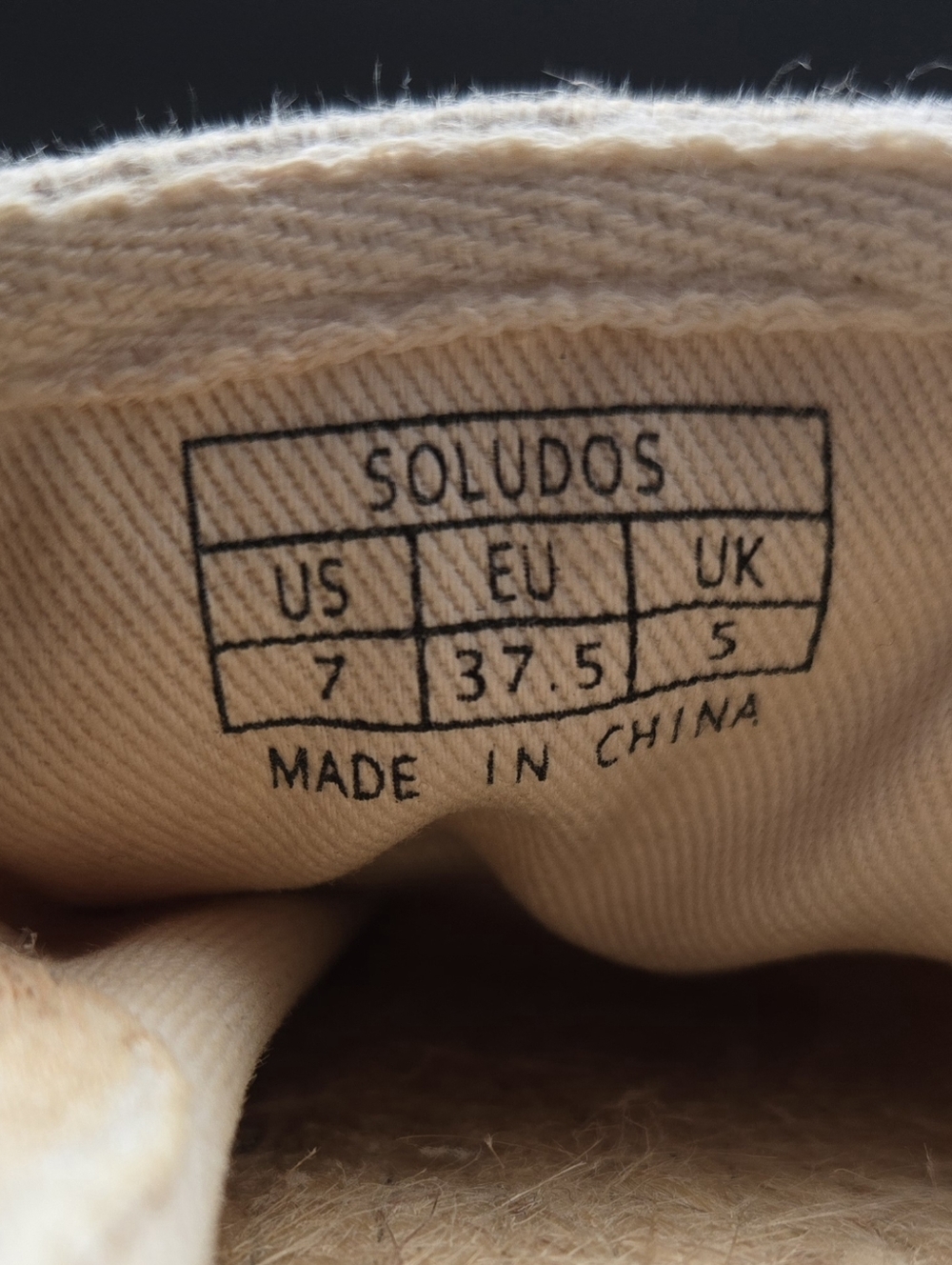 Soludos x Jason Polan Lips & Tongue Embroidered Smoking Slipper Espadrille Sz 7 - Picture 3 of 7